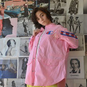 💕Super cute unisex pink jacket